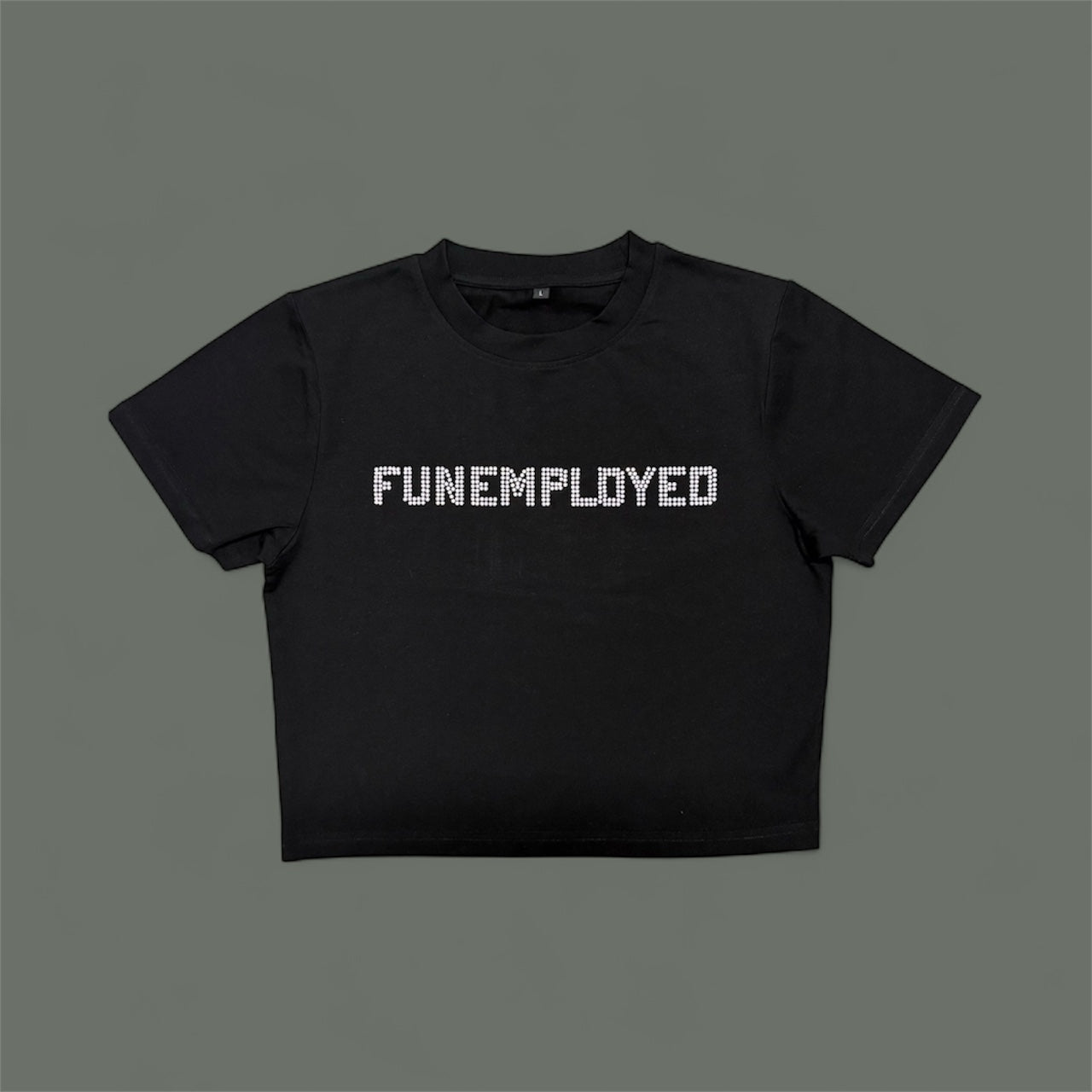 "Funemployed" Crop Tee